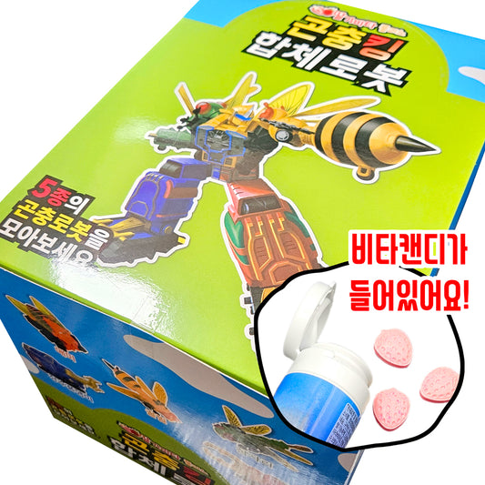 미르팜 곤충킹합체로봇 (5종)